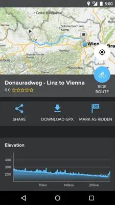 Bikemap android App screenshot 5